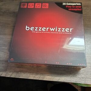 Bezzerwizzer Game of Trivia Tactics and Trickery Board Game 2008 NEW Sealed